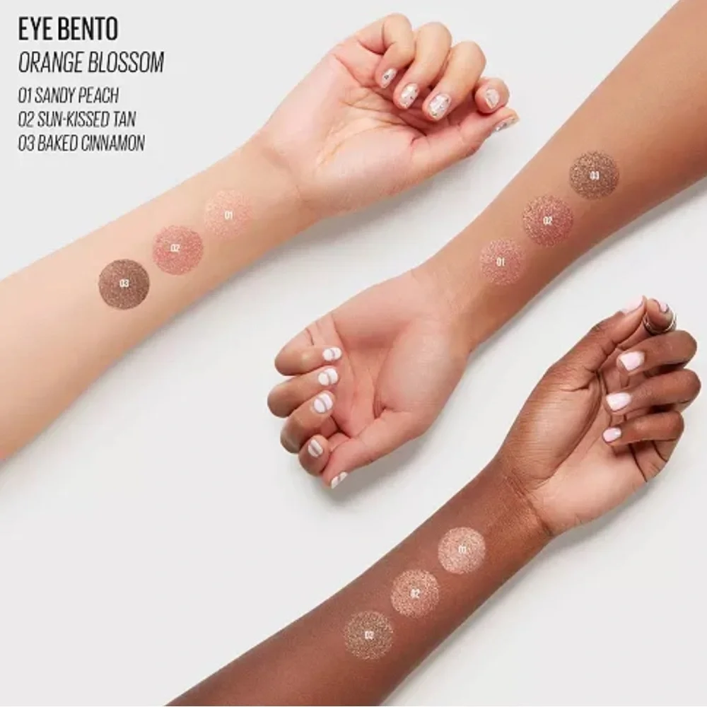 Kaja Beauty Bento Bouncy Shimmer Eyeshadow Trio